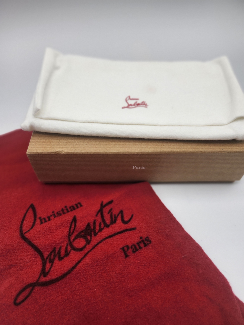 Authentic Preloved Christian Louboutin Black Leather Zip Wallet & Lipstk Bundle - Picture 16 of 16